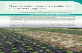 El papel como alternativa sostenible al acolchado agrícola