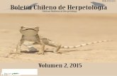 ISSN: 0719-6172 Bolet n Chileno de Herpetolog a