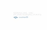 MANUAL DE FUNCIONALITATS - Osteo365