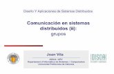 Comunicación en sistemas distribuidos (ii)