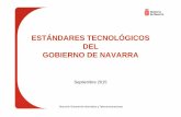 ESTÁNDARES TECNOLÓGICOS DEL GOBIERNO DE NAVARRA