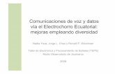 Comunicaciones de voz y datos vía el Electrochorro ...