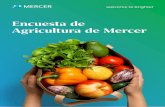 Encuesta de Agricultura de Mercer