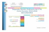 Segunda Sesión Ordinaria del CTE Ciclo Escolar 2018-2019 ...