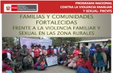 PROGRAMA NACIONAL Y SEXUAL- PNCVFS FAMILIAS Y COMUNIDADES ...