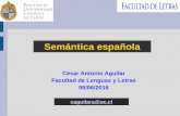 César Antonio Aguilar Facultad de Lenguas y Letras 06/06/2016