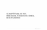 CAPÍTULO IV. RESULTADOS DEL ESTUDIO - Universidad de Sonora