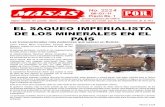 EL SAQUEO IMPERIALISTA DE LOS MINERALES EN EL PAÍS