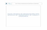 FICHA TÉCNICA DE NEGOCIACIÓN TIPO SERVICIO DE TRANSPORTE ...
