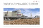 Generación eléctrica en base a biomasa: Análisis técnico ...