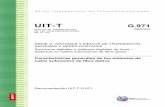 UIT-T Rec. G.971 (06/2004) Caracter.sticas generales de ...