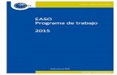 EASO Programa de trabajo 2015