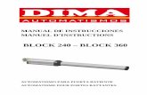 BLOCK 240 – BLOCK 360 - Dima Automatismos