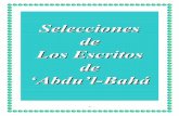 Selecciones de los Escritos de 'Abdul-Bahá