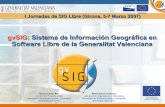 gvSIG: Sistema de Información Geográfica en Software Libre ...