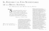 El Estudio y el Uso Sustentable de la Biota Austral