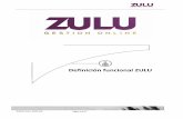 Definición funcional ZULU - ConnectAmericas