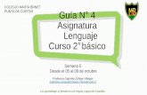 COLEGIO MARTA BRNET Guía N 4 Asignatura Lenguaje Curso 2 ...