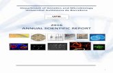 2016 ANNUAL SCIENTIFIC REPORT