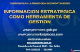 INFORMACION ESTRATEGICA COMO HERRAMIENTA DE GESTION