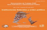 Serie Federalismo y Administración Pública