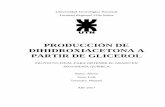 PRODUCCIÓN DE DIHIDROXIACETONA A PARTIR DE GLICEROL