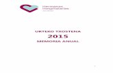TXOSTENA 2015 MEMORIA - Aita Menni