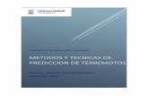 METODOS Y TECNICAS DE PREDICCION DE TERREMOTOS