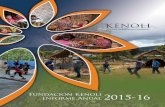 Fundación Kenoli 2015-16 Informe Anual