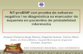 NT-proBNP con prueba de esfuerzo negativa / no diagnóstica ...