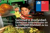 Sanidad e Inocuidad ALBERTO NIÑO DE ZEPEDA D. competitividad