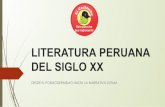 DEL SIGLO XX LITERATURA PERUANA