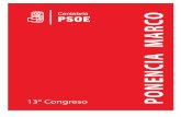 PONENCIA BASE 13 CONGRESO PSOE CANTABRIA