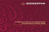 Programa Anual de Desarrollo Archivístico PADA 2020