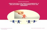 PROTOCOLO DE RECLUTAMIENTO Y SELECCIÓN CON PERSPECTIVA DE ...