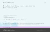 Materia: Economía de la Educación - repositorio.filo.uba.ar