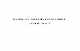PLAN DE SALUD COMUNAL LOTA 2017