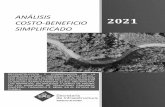 ANÁLISIS COSTO-BENEFICIO 2021 SIMPLIFICADO