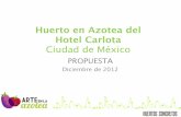 Huerto en Azotea del Hotel Carlota Ciudad de México