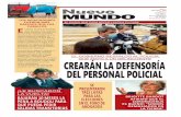 CREARÁN LA DEFENSORÍA DEL PERSONAL POLICIAL