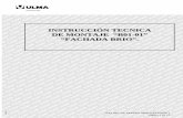 INSTRUCCIÓN TECNICA DE MONTAJE “B01-01” “FACHADA BRIO”.