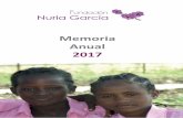 Memoria Anual 2017 - Fundacion Nuria Garcia