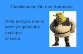 CLASIFICACIÓN DE LOS ANIMALES - UdeC