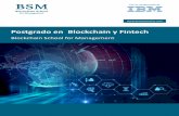 Postgrado en Blockchain y Fintech - Página de inicio