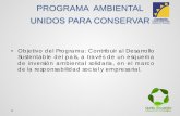PROGRAMA UNIDOS PARA CONSERVAR - Fundacion Coopcentral