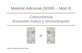 Material Adicional (SOSD – Mod 4) Concurrencia Exclusión ...