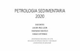PETROLOGIA SEDIMENTARIA 2020 - UNCUYO