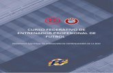 CURSO FEDERATIVO DE ENTRENADOR PROFESIONAL DE FUTBOL