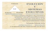 Conciencia EVOLUCIÓN Y EAC SISTEMAS Evolución Afectividad