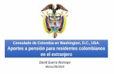 Consulado de Colombia en Washington, D.C., USA. Aportes a ...
